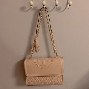 Tory Burch Embossed and Quilted Cross-body Bag